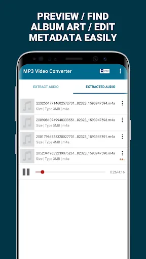 Capturas de tela do MP3 Converter - Extract Audio