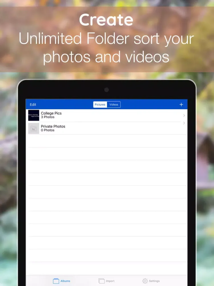 Pic Lock - Photo Video Vault iPad  スクリーンショット