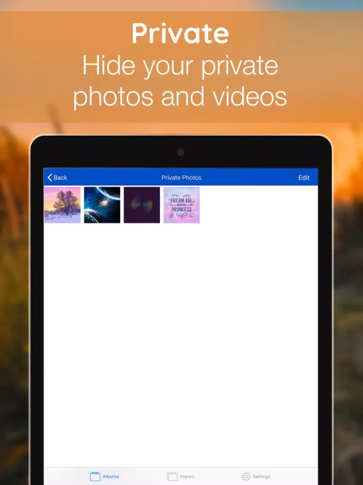 Pic Lock - Photo Video Vault iPad  スクリーンショット