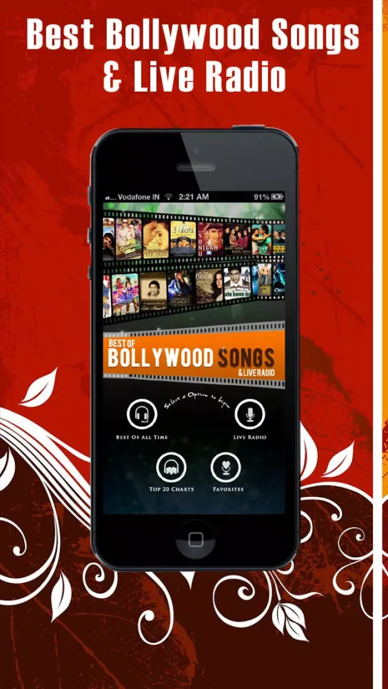 Desi Music Hits : Hindi Songs + Bollywood Radio Screenshots