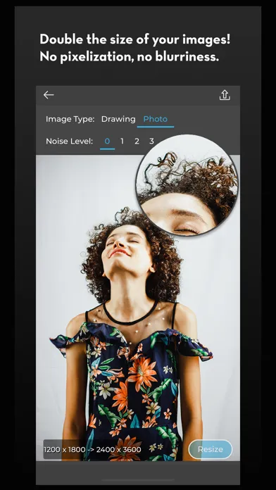 Capturas de tela do Smart Resize - AI