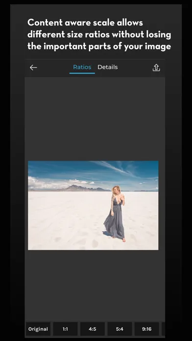 Capturas de tela do Smart Resize - AI