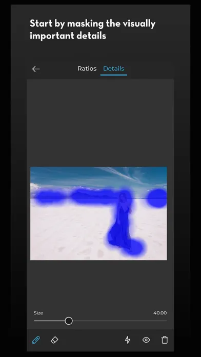 Capturas de tela do Smart Resize - AI
