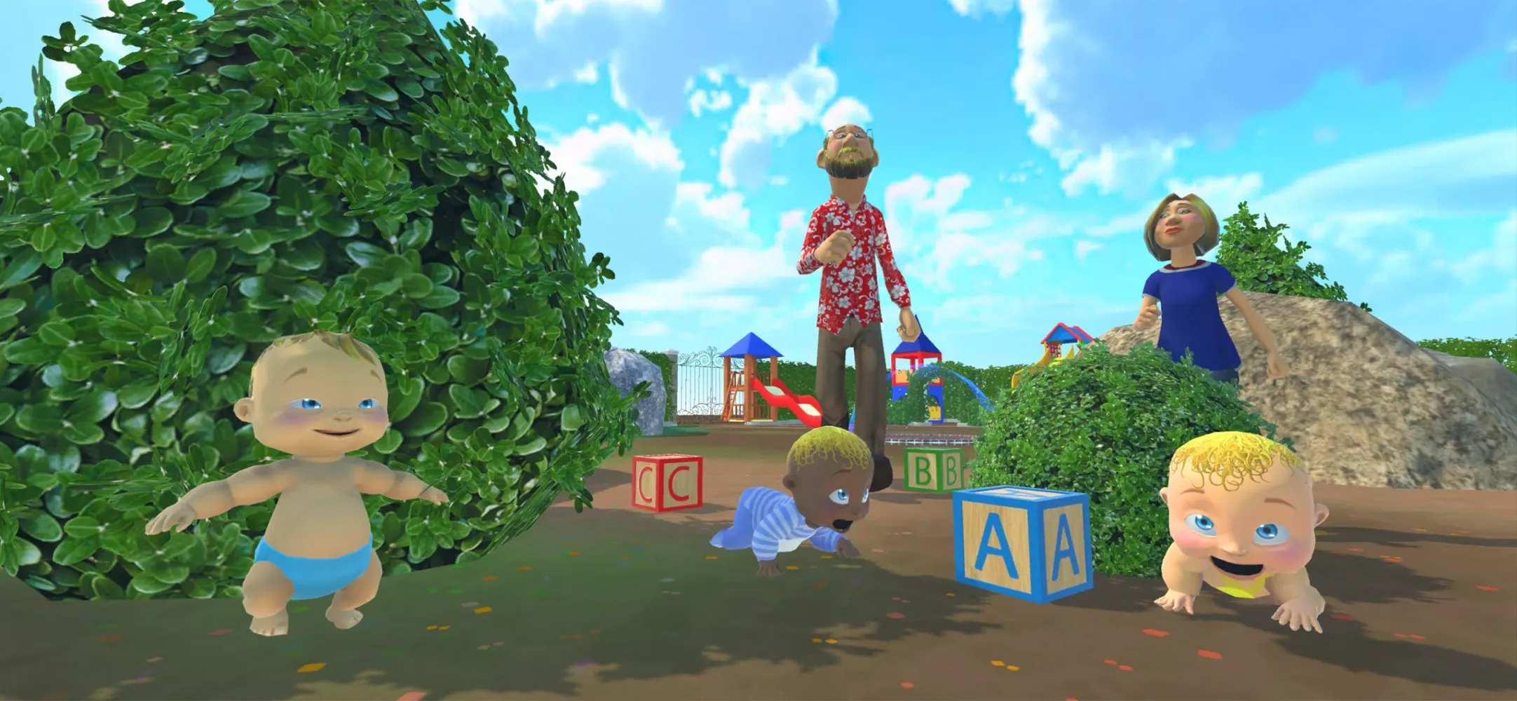 Rainbow Prank: Hide Daddy スクリーンショット