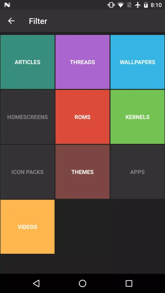XDA Feed Screenshots