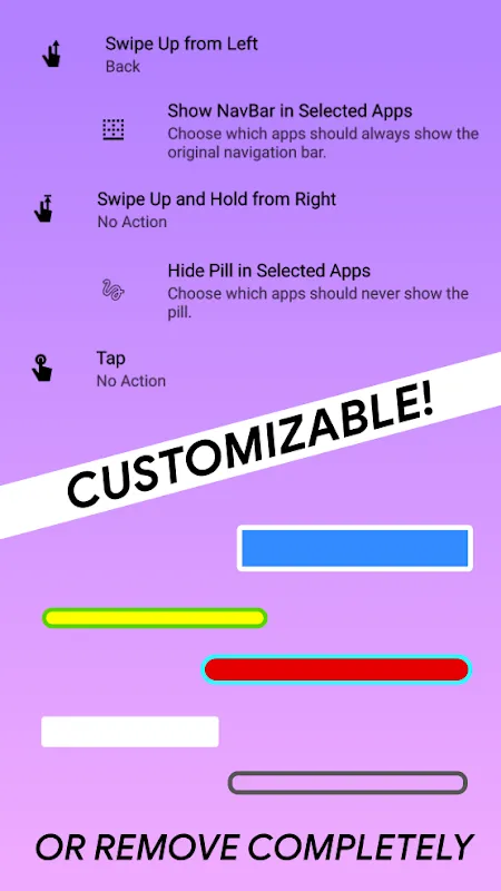 Navigation Gestures Screenshots