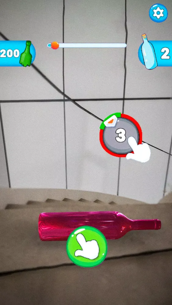 Bottle on Stairs: Rolling Down स्क्रीनशॉट