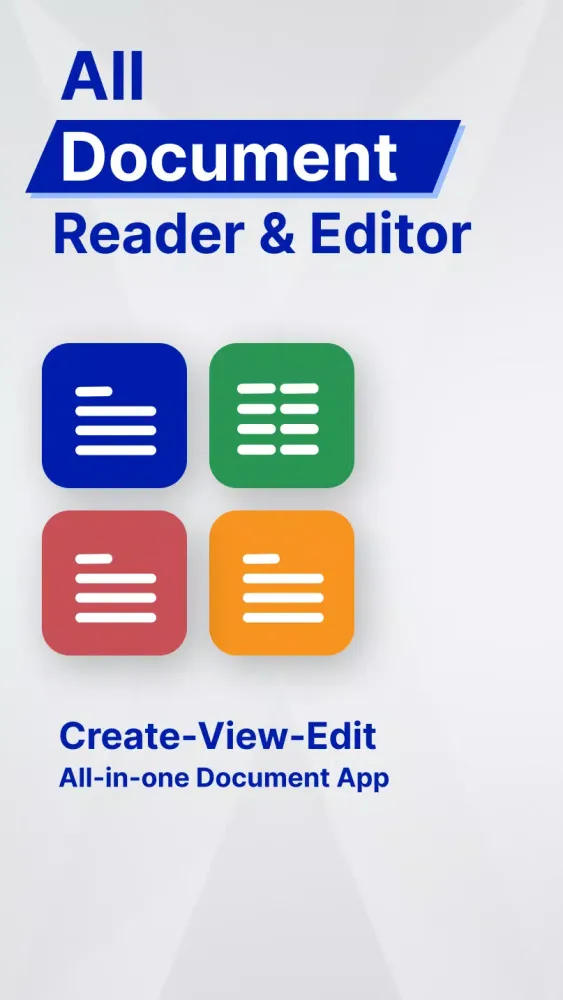 Tangkapan layar Office App - Word, DOCX, PDF