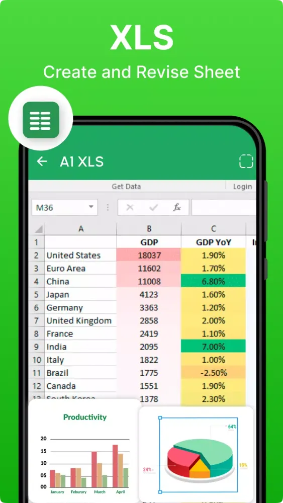 Tangkapan layar Office App - Word, DOCX, PDF