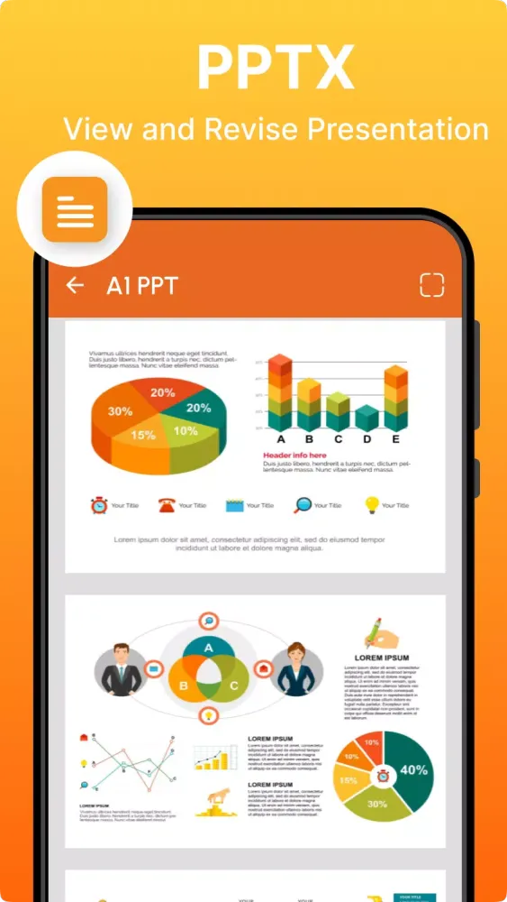 Tangkapan layar Office App - Word, DOCX, PDF