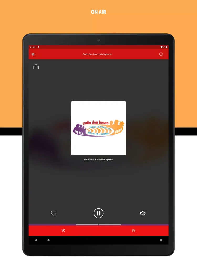 Tangkapan skrin Radio Don Bosco Madagascar