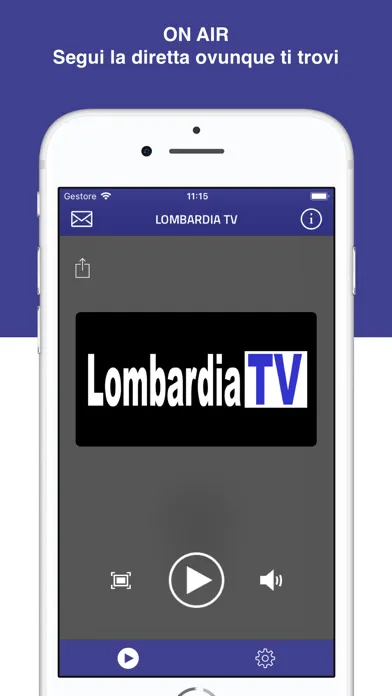 Captures d'écran de Lombardia TV