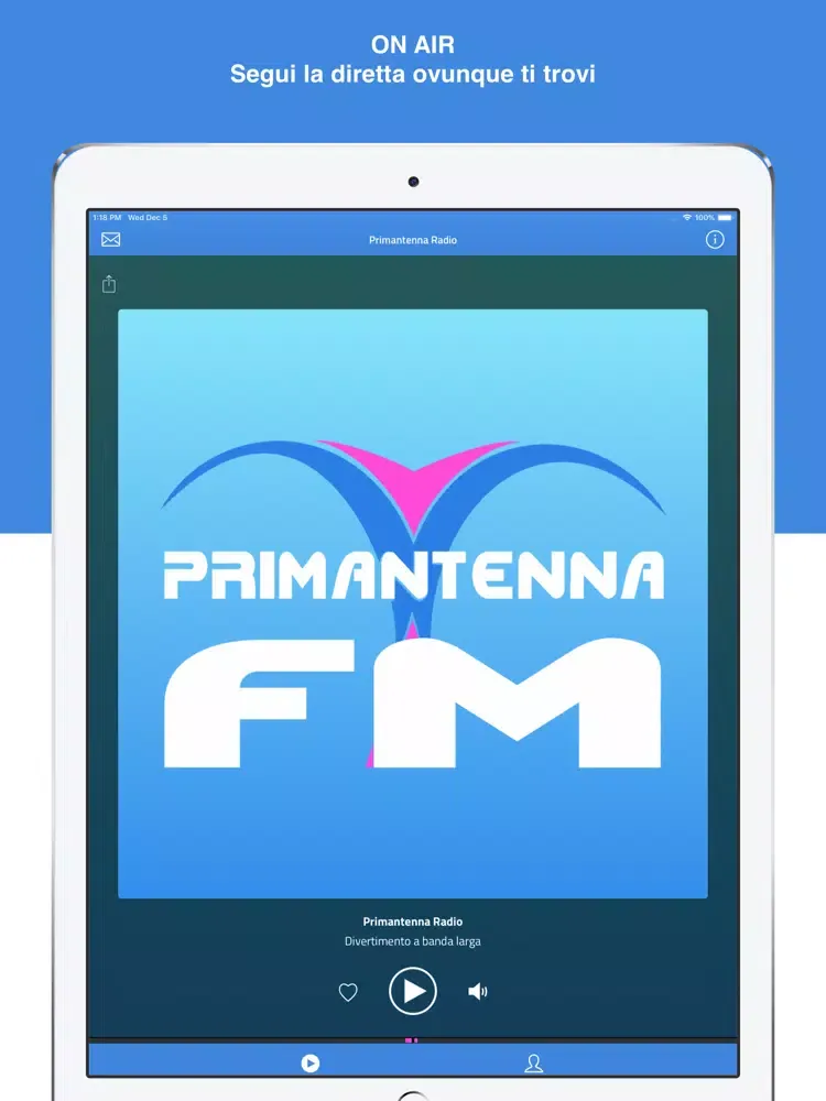 Скриншоты PrimantennaFm iPad 