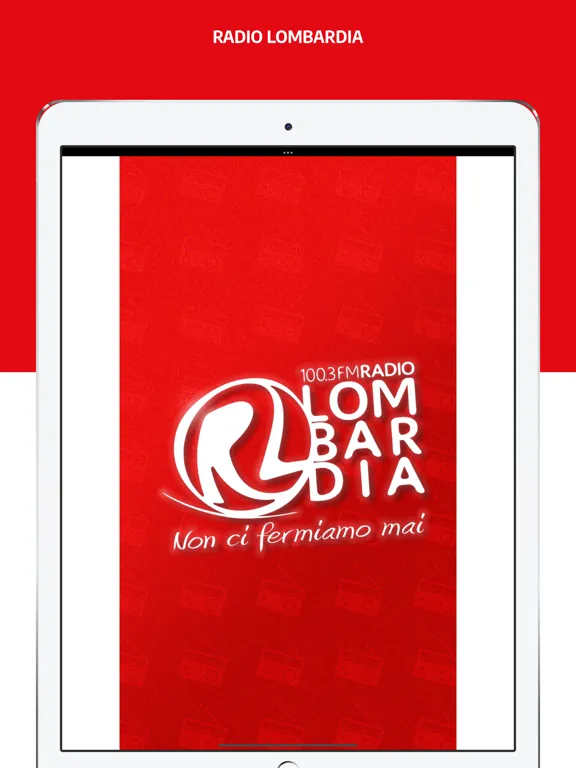 Radio Lombardia App iPad  Ekran Görüntüleri