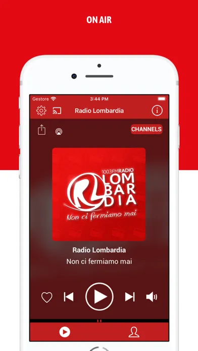 Radio Lombardia App Ekran Görüntüleri