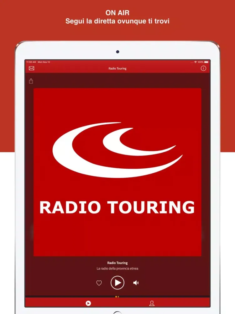Zrzuty ekranu Radio Touring iPad 