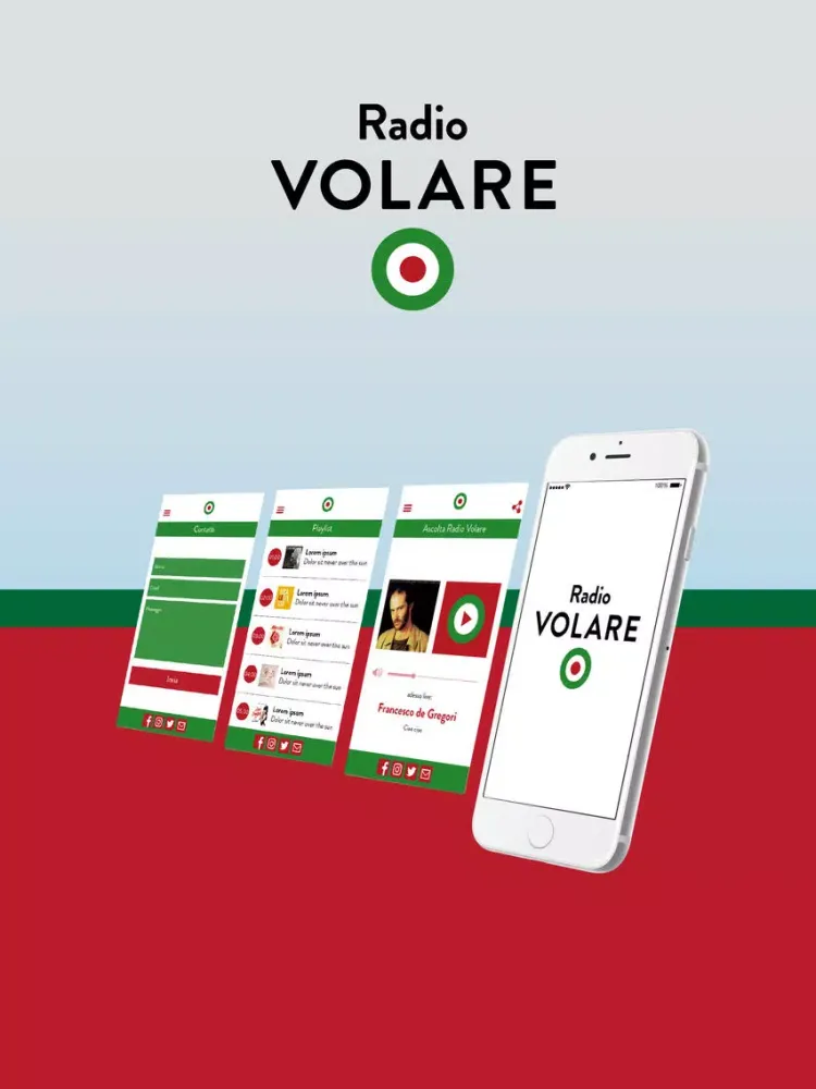 Radio VOLARE iPad  Screenshots