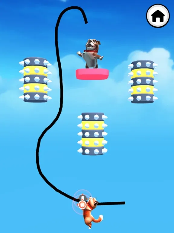 Ảnh chụp màn hình của Cat Vs Dog: Draw To Fight iPad 