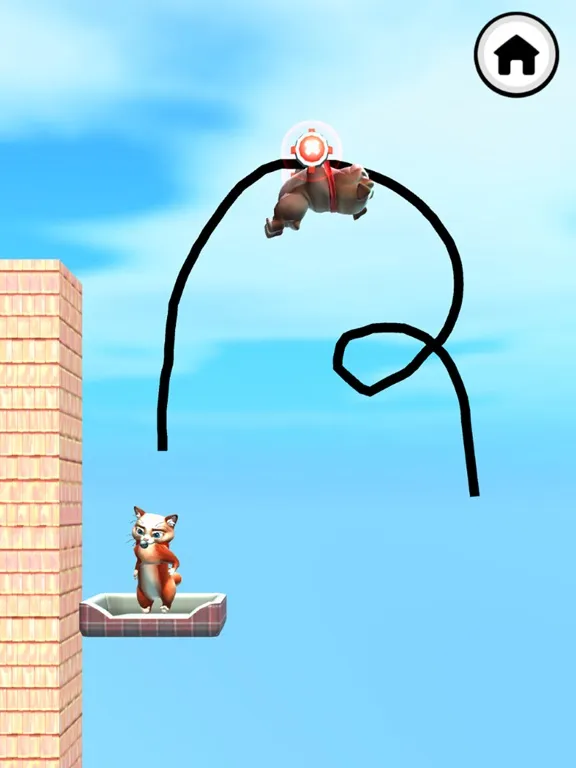 Ảnh chụp màn hình của Cat Vs Dog: Draw To Fight iPad 