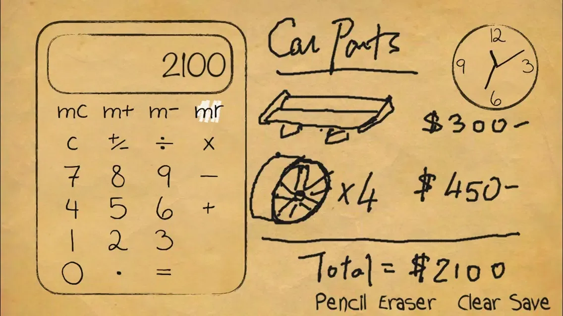 Capturas de pantalla de Paper Calculator & Clock