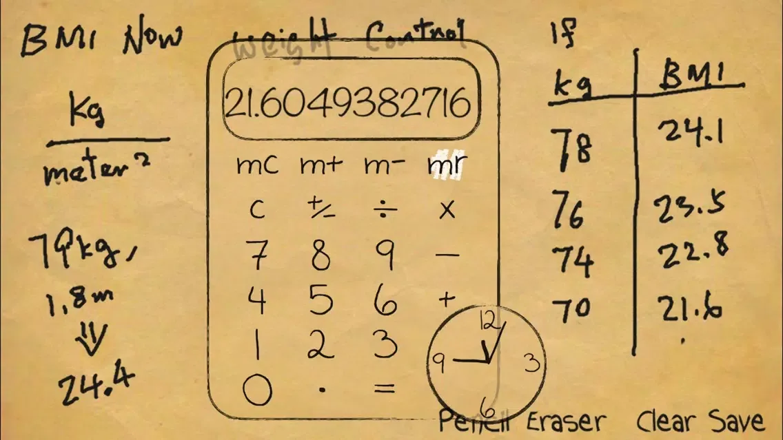 Capturas de pantalla de Paper Calculator & Clock