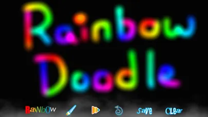 RainbowDoodle - Animated rainbow glow effect سکرین شاٹس