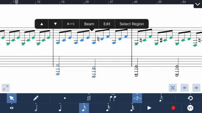 Ảnh chụp màn hình của Symphony Pro - Music Notation