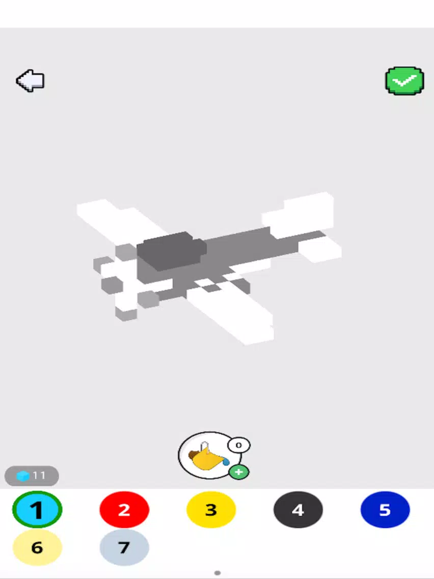 Zrzuty ekranu Voxel Art 3D: Color by Number iPad 
