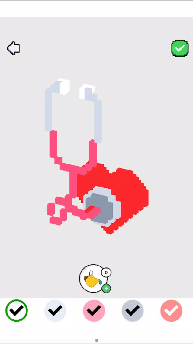 Zrzuty ekranu Voxel Art 3D: Color by Number