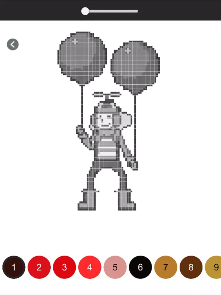 Pixel Art Color by Numbers 2D iPad  स्क्रीनशॉट