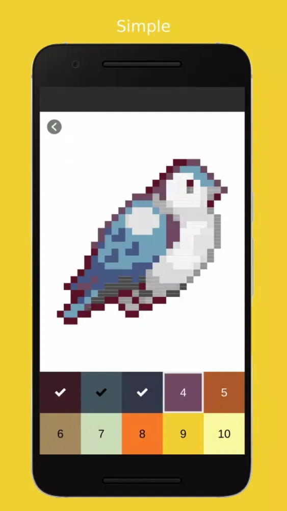 Pixel Art Color by Numbers 2D स्क्रीनशॉट