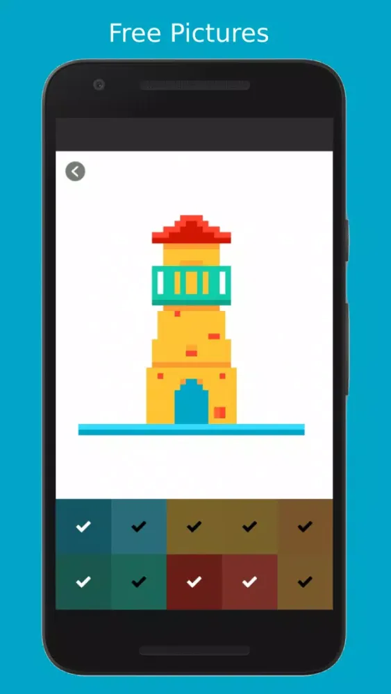Pixel Art Color by Numbers 2D स्क्रीनशॉट
