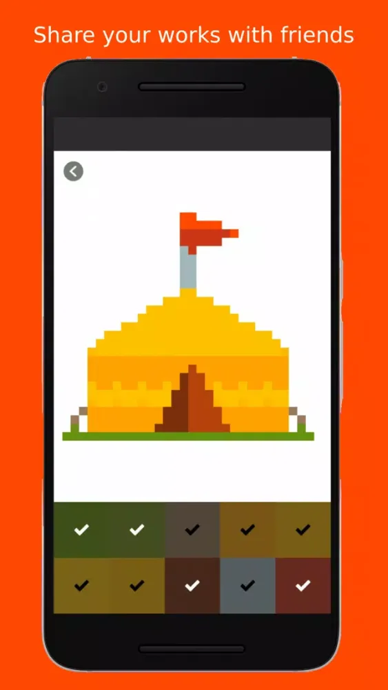 Pixel Art Color by Numbers 2D स्क्रीनशॉट
