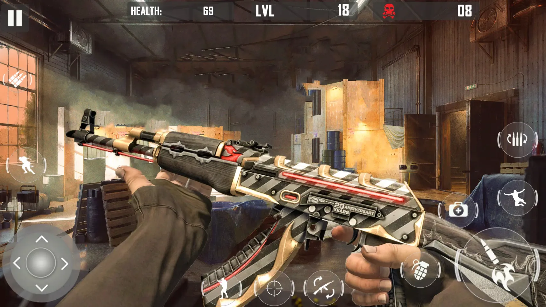 Capturas de tela do fps cover firing Offline Game