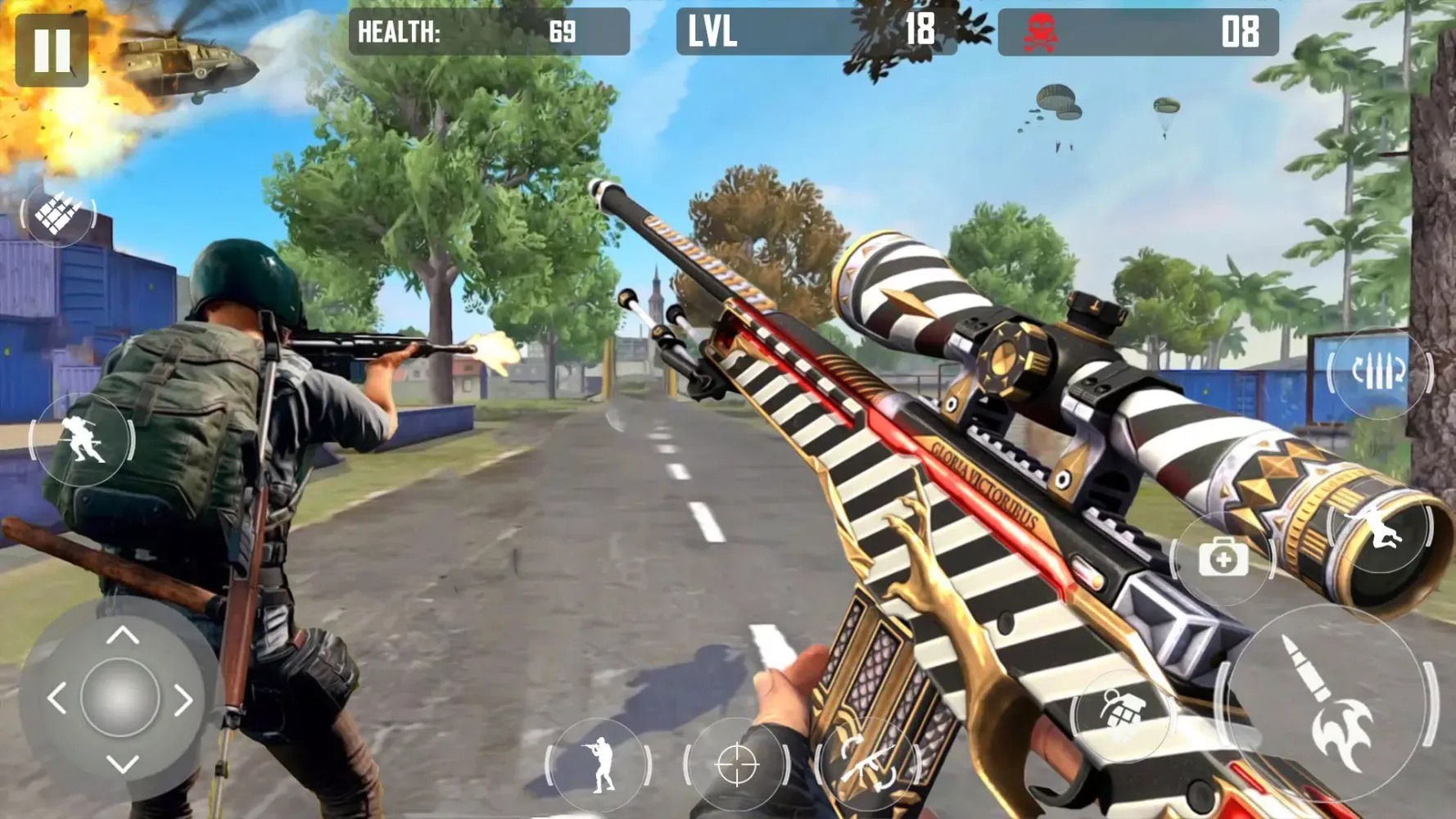 Squad Fire Gun Games - Battleg Screenshots