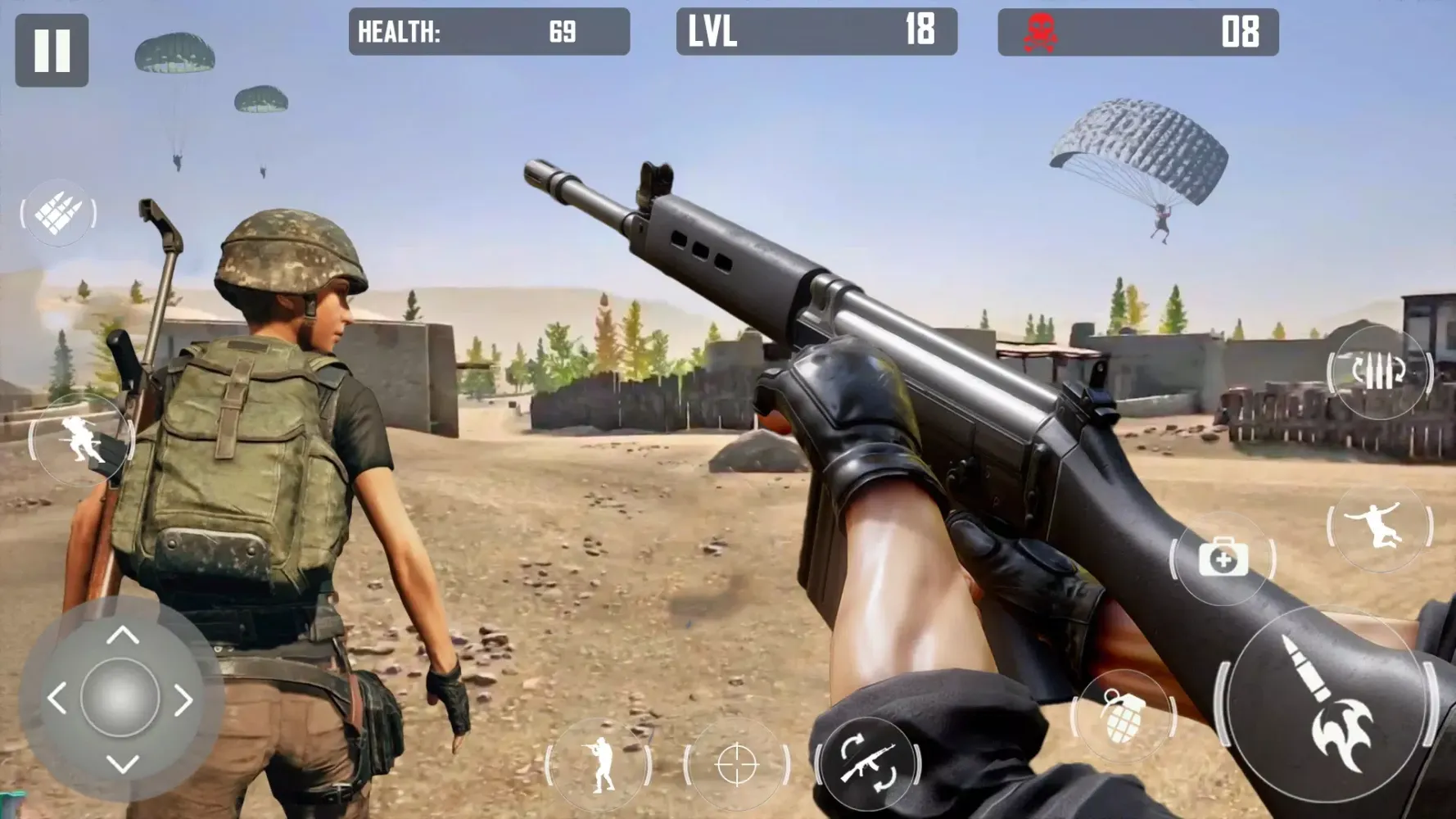 Squad Fire Gun Games - Battleg Screenshots