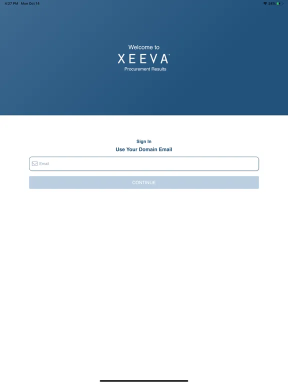 Zrzuty ekranu Xeeva Procure 2 pay iPad 