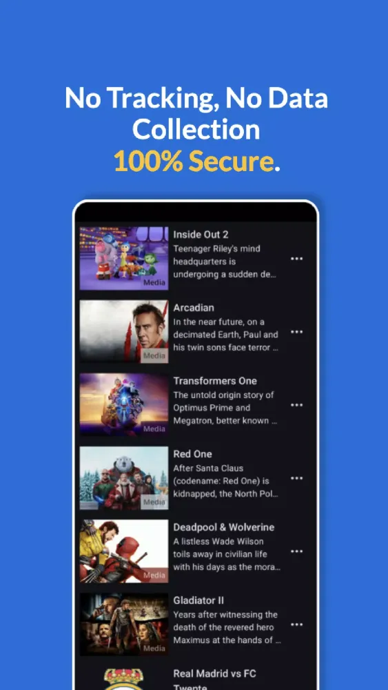 Screenshot di AN Player