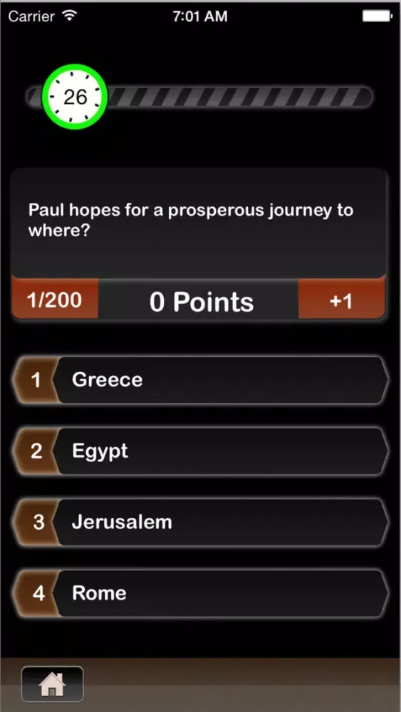 Tangkapan layar Popular Bible Verses and Trivia to go