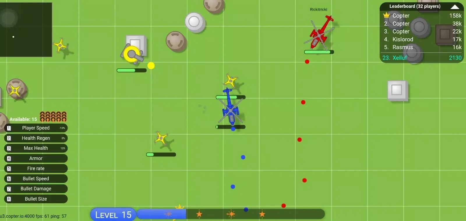 Tangkapan layar copter.io