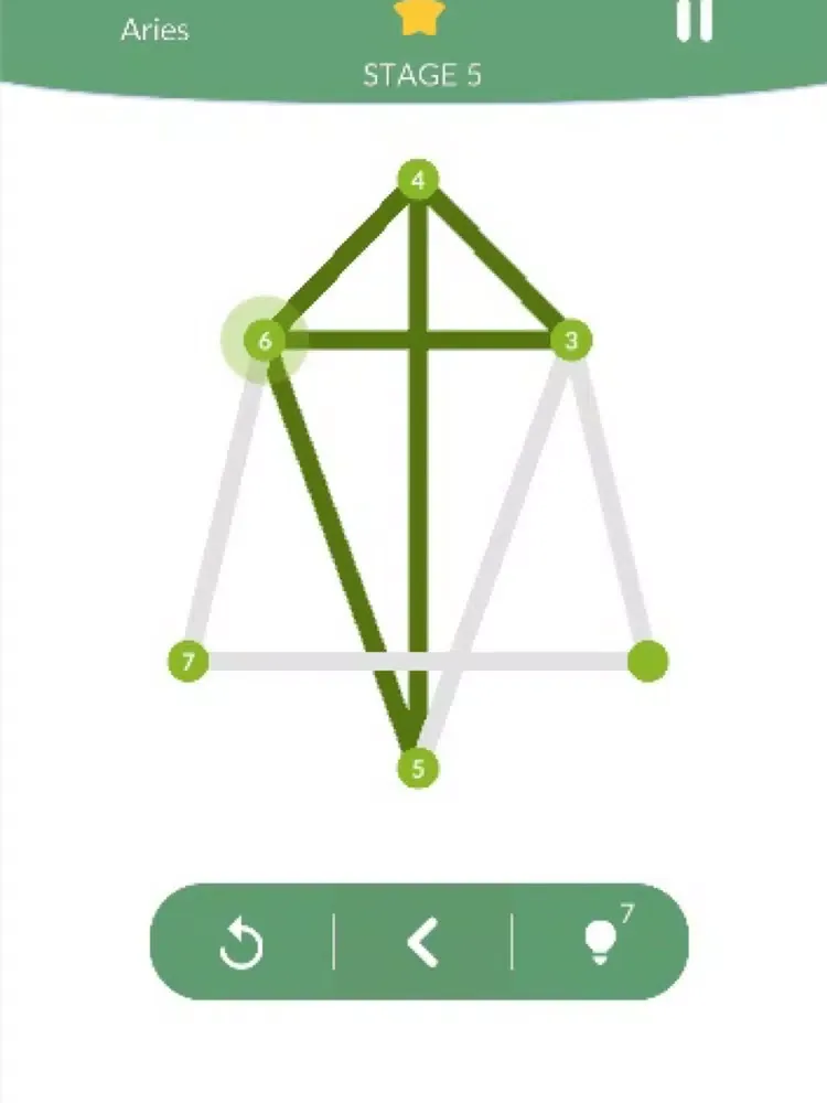 Tangkapan layar 1 Line Puzzle - Brain Exercise iPad 