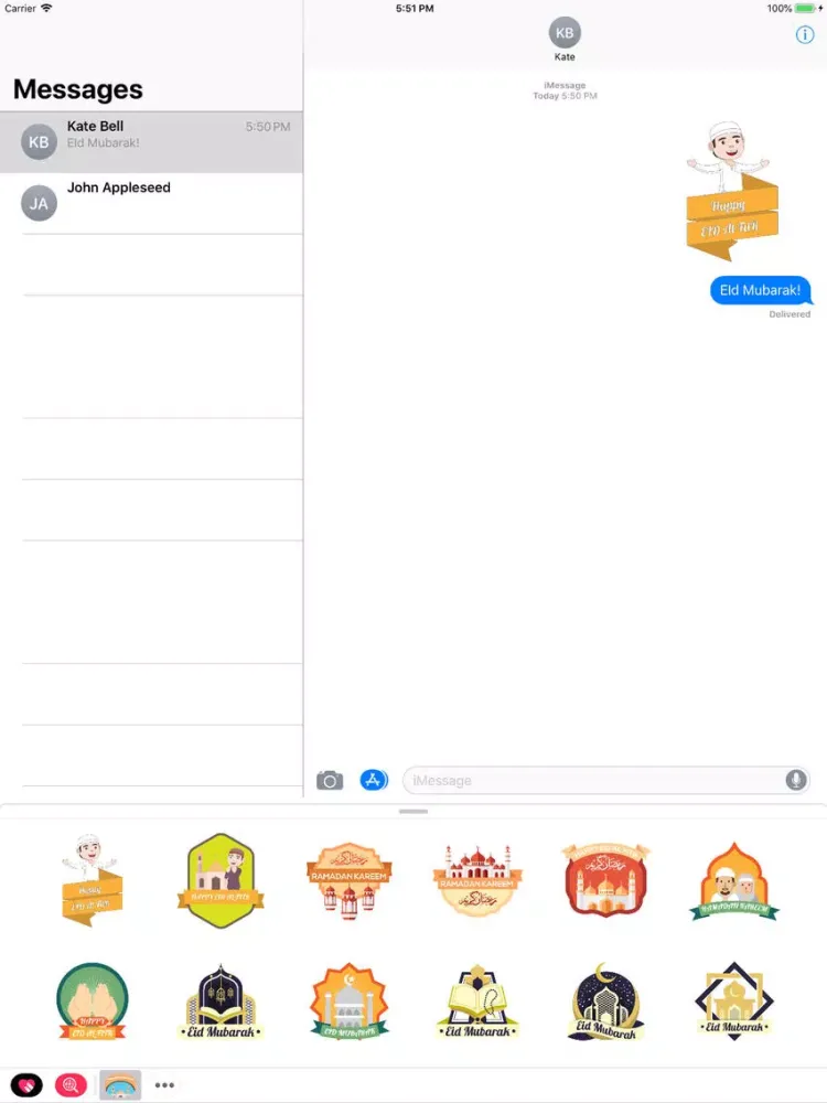 Islamic Stickers - Eid Sticker iPad  স্ক্রিনশট