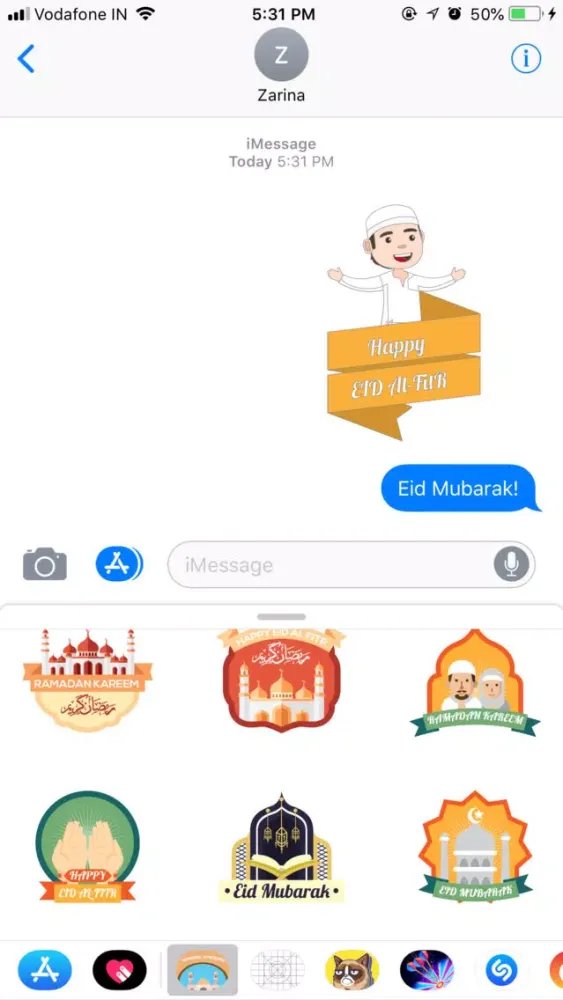 Islamic Stickers - Eid Sticker স্ক্রিনশট