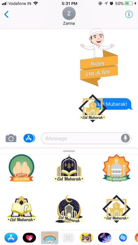 Islamic Stickers - Eid Sticker স্ক্রিনশট
