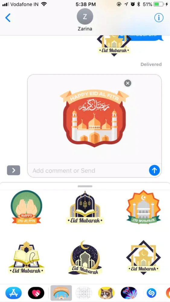 Islamic Stickers - Eid Sticker স্ক্রিনশট