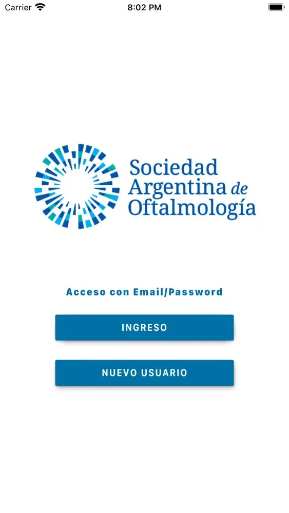 Soc. Argentina de Oftalmologia 스크린샷