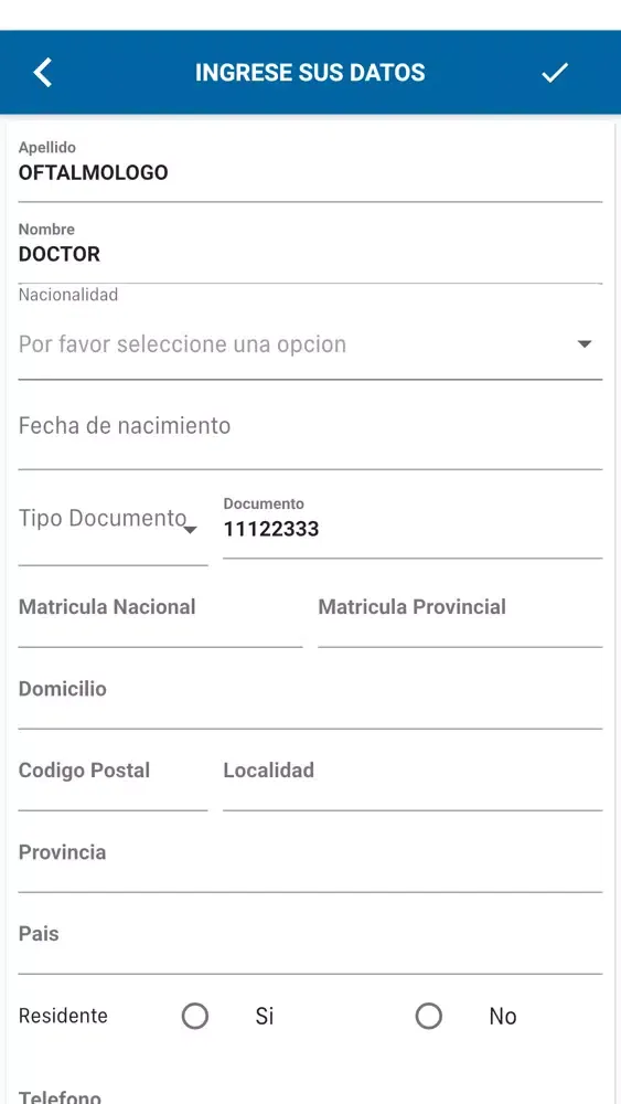 Soc. Argentina de Oftalmologia 스크린샷