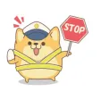 Fat Corgi - Store Stickers