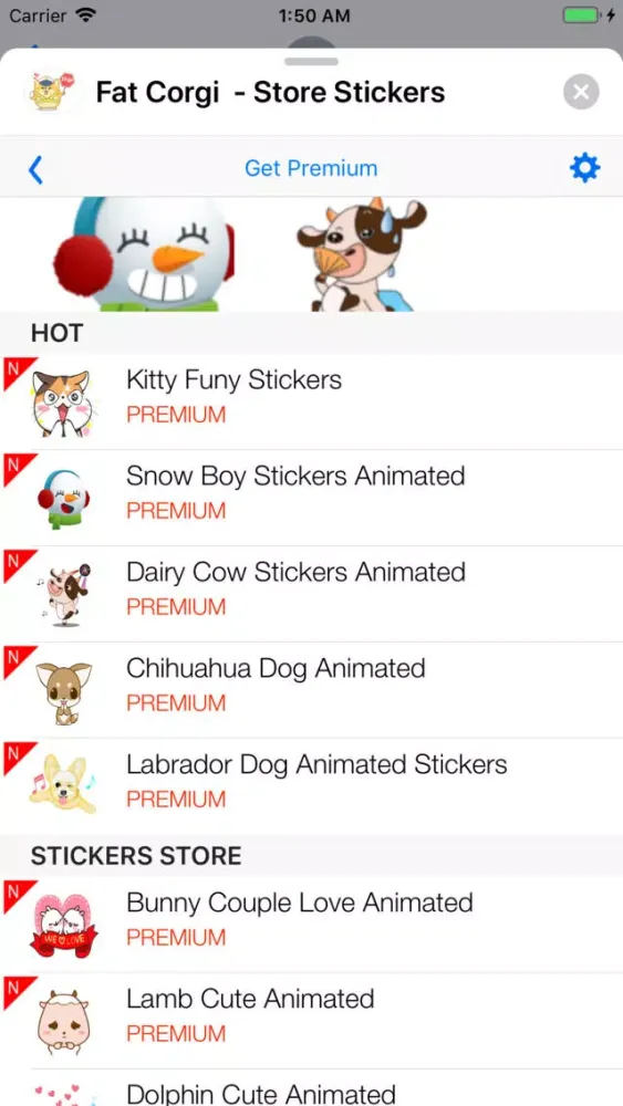 Fat Corgi - Store Stickers应用截图