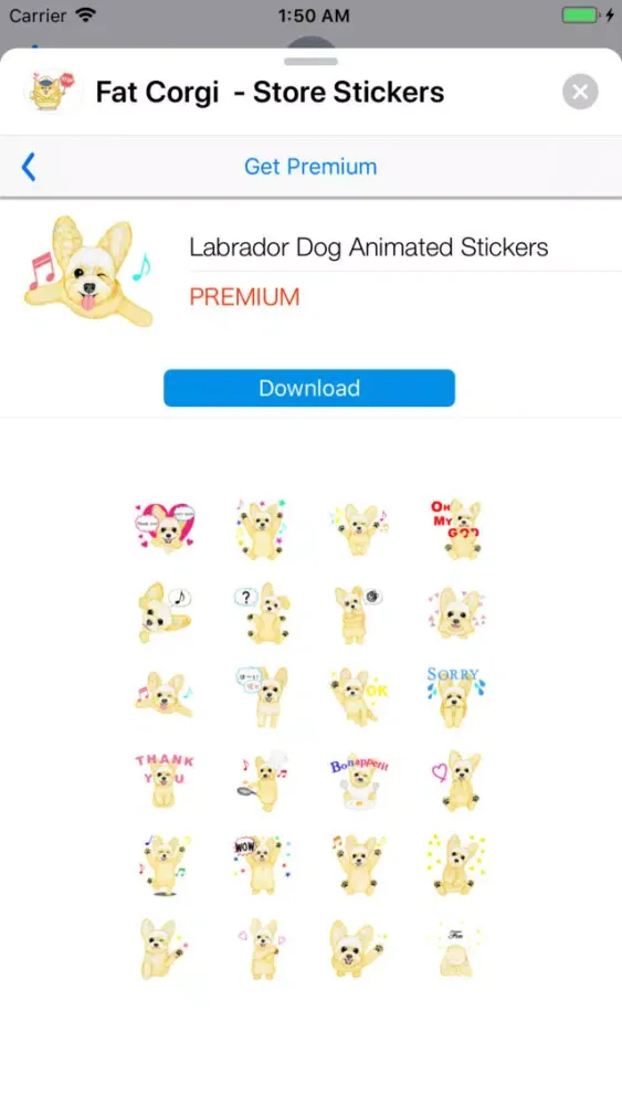Fat Corgi - Store Stickers应用截图